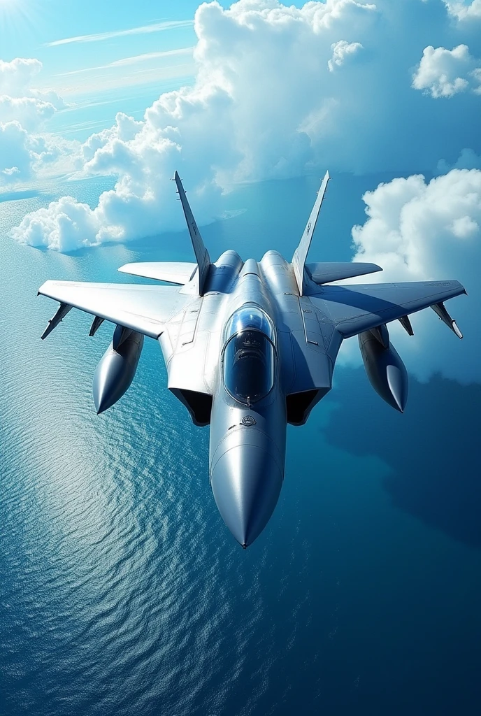 (All photorealism:1.2), beautiful flhying plane Rusian su57, in the cleaning water oceans sky