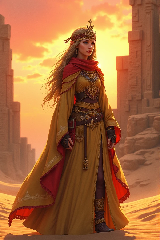 Zelda in gerudo clothes