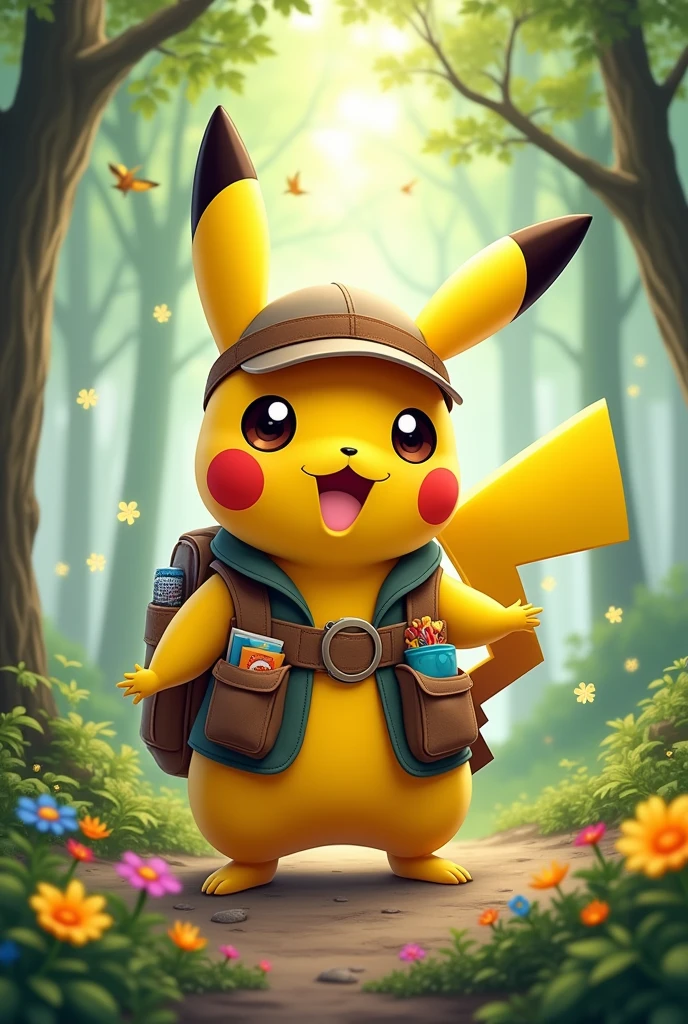 Anthropomorphic Pikachu