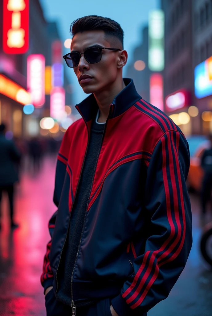 Solo Jacket(object) Red and blue