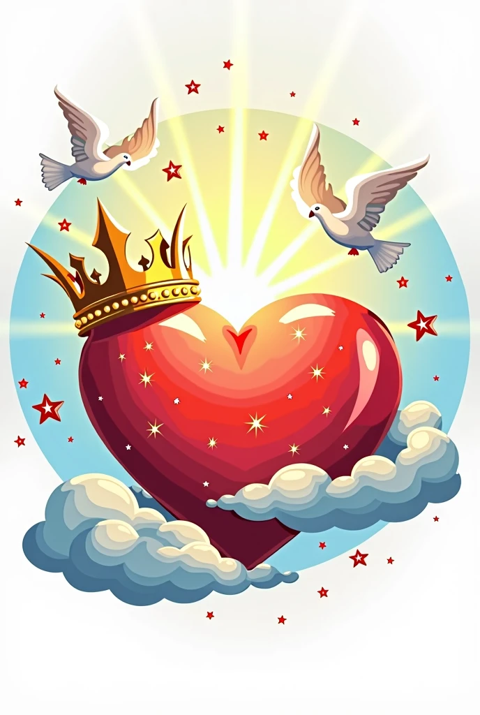 called logo "Sacred Hearts of Jesus and Mary", for children