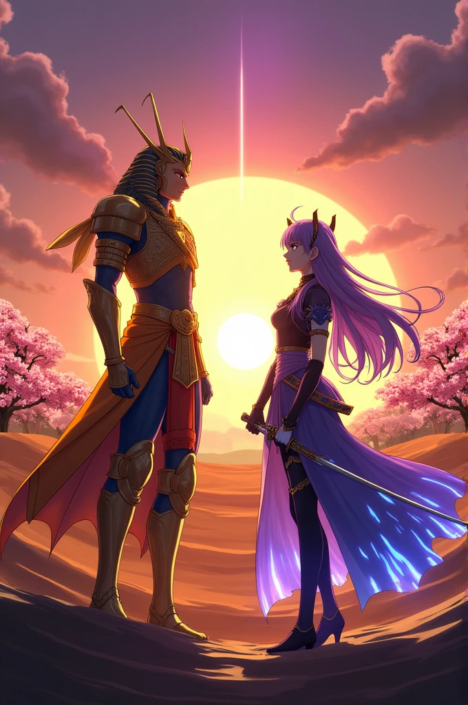 ozymandias from fate go next to shogun from raiden genshin