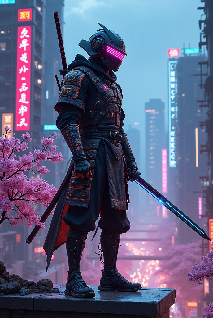 Create a gamer samurai