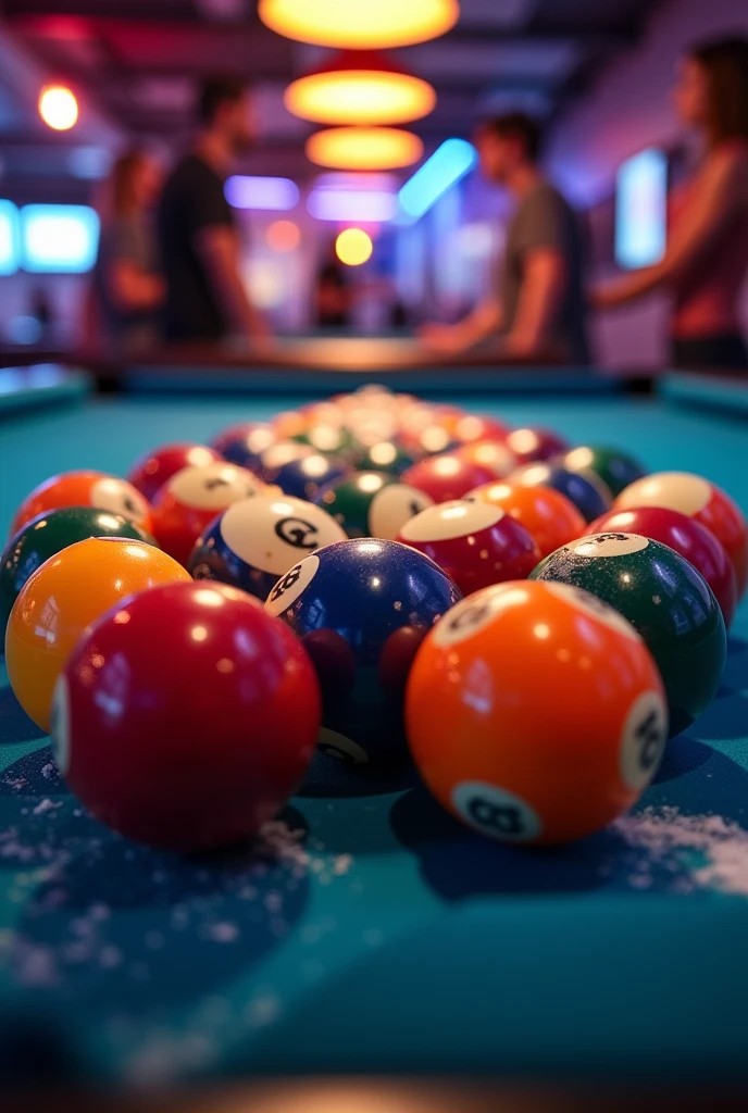 Pool ball to 1-100