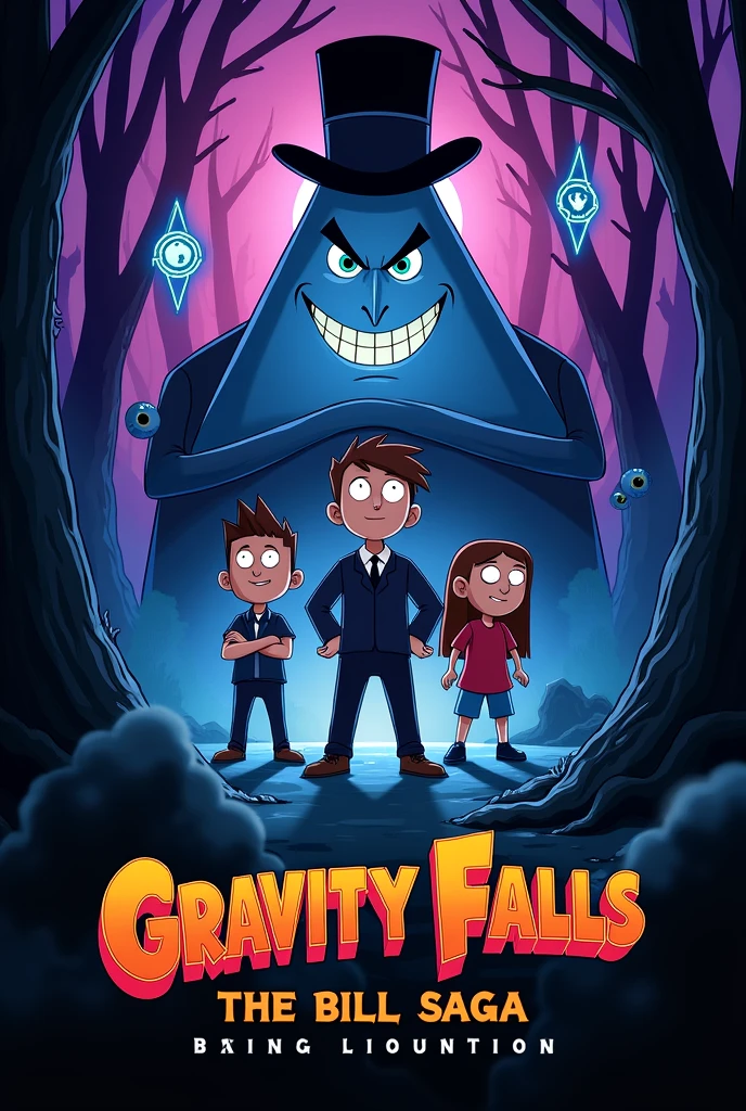Haz la portada de "Gravity Falls: The Bill Saga"