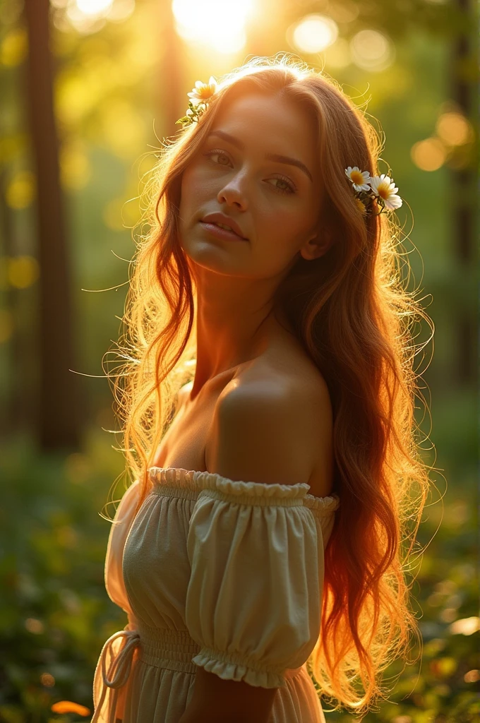 Woman without clothes