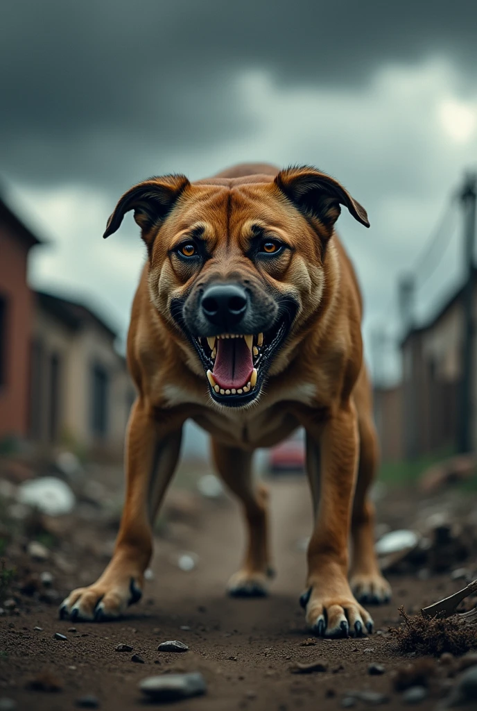  Angry dog 
