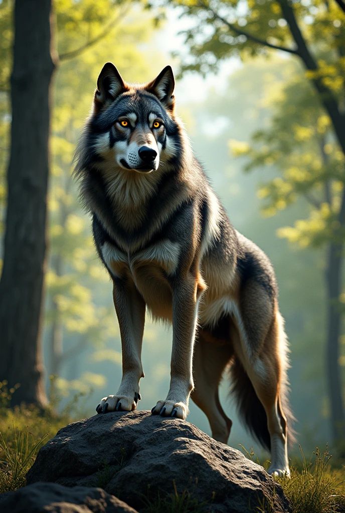 bodybuilder wolf