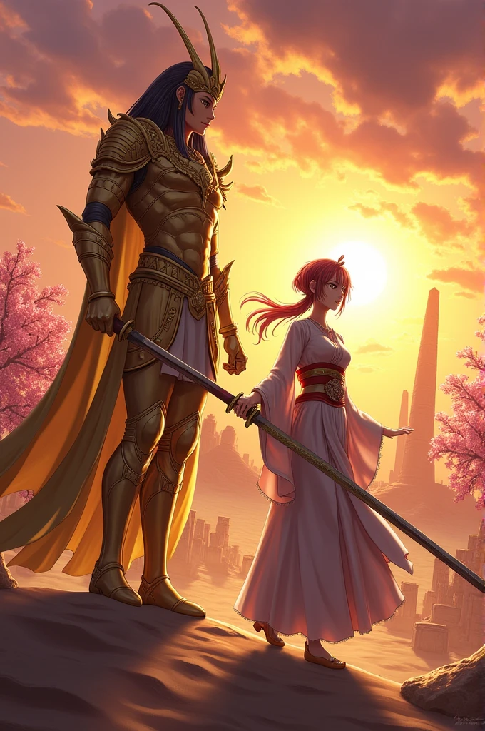 ozymandias from fate go next to shogun raiden from genshin