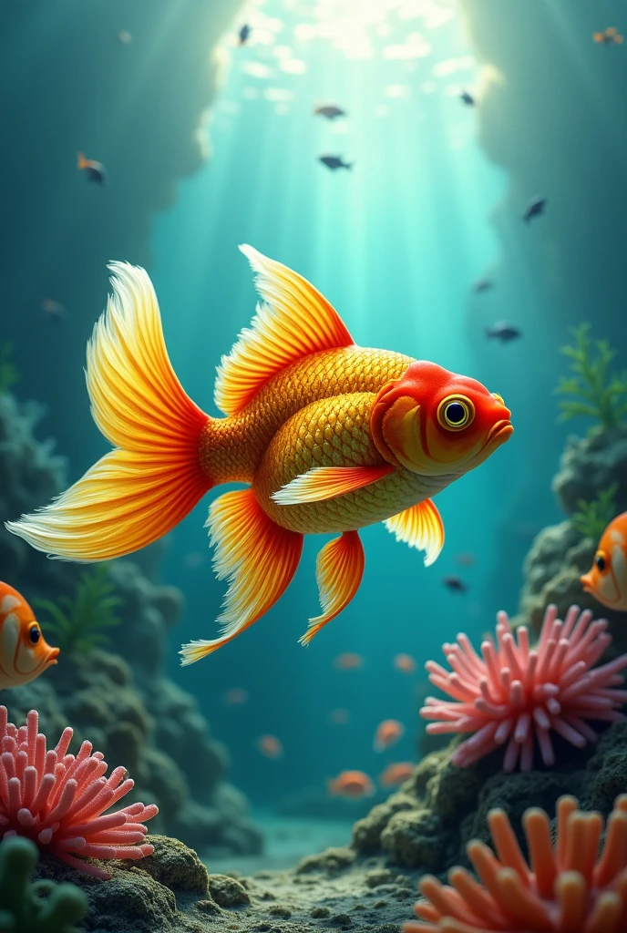 Strong and valiant goldfish