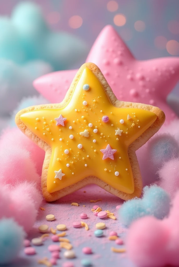 yellow five-spark cookie