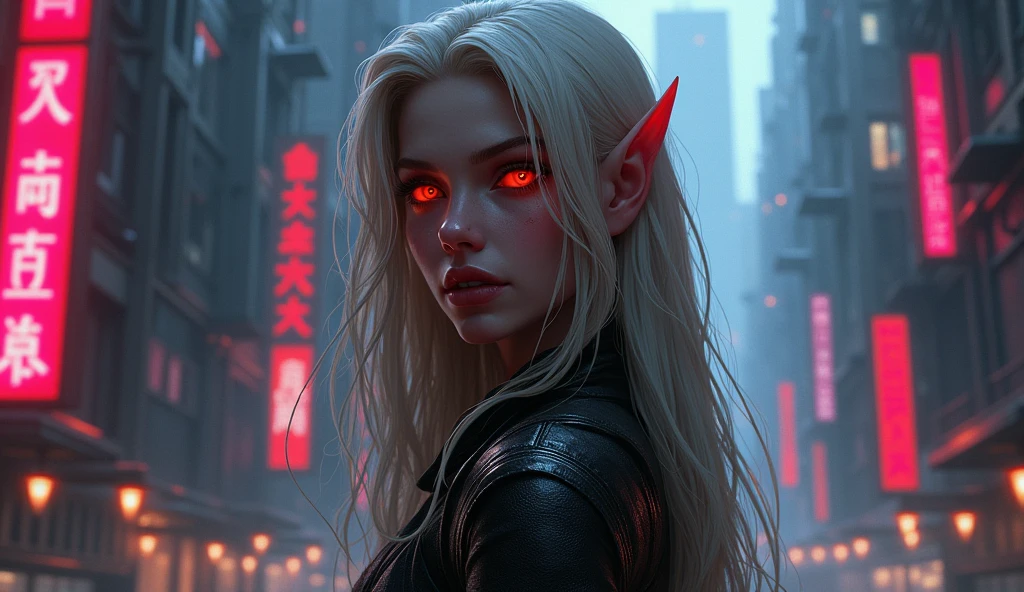 red eyes, sylvanas_windrunner, sylv-lora, 1girl, elf, will be depicted in the futuristic world of "Aeon Flux". The artwork will be created using the medium of digital illustration. The image quality should be at its best, with a resolution of 4k or 8k. It should be ultra-detailed and have a realistic, photorealistic appearance. The colors should be vivid and the lighting should be carefully designed to enhance the overall atmosphere of the scene.
In the artwork,red eyes, sylvanas_windrunner, sylv-lora, 1girl, elf, character will be portrayed with beautiful, detailed eyes and lips. Her face will be extremely detailed, capturing her unique features and expressions. She will be shown in a dynamic pose, reflecting her strong and confident personality. The background will be a futuristic cityscape, showcasing the sci-fi elements of the "Aeon Flux" universe. The city will be presented in a dark and moody color palette, with neon lights illuminating the streets. The composition will have a strong sense of depth, with layers of buildings and structures creating a visually striking image.
The artwork will have a professional and polished look, with sharp focus and ultra-fine painting details. The use of HDR and studio lighting will further enhance the realism of the scene. The overall style of the artwork will be influenced by concept artists, combining elements of science fiction and dystopia. The final result should be a masterpiece that captures the essence of "Aeon Flux" and portrayal of the red eyes, sylvanas_windrunner, sylv-lora, 1girl, elf, iconic character.