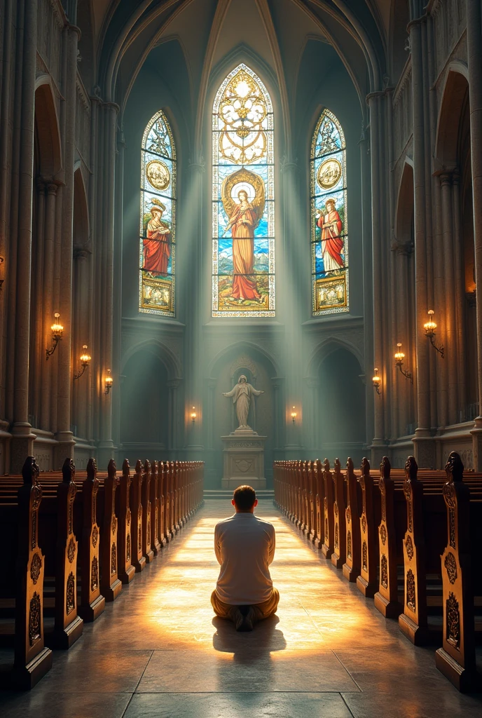Church with prayer