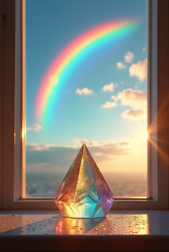 rainbow: A rainbow is formed when sunlight refracts in water droplets in the atmosphere. White light is decomposed into its component colors due to refraction at different angles.

Prisms: A glass or crystal prism can decompose white light into a spectrum of colors. When passing through the prism, light refracts and disperses into the colors of the rainbow.

Optical Lenses: In glasses or camera lenses, refraction is used to focus light on a specific point. The shape of the lens (convex or concave) affects how light refracts to correct vision problems or focus images.

water mirrors: On hot days, the hot air near the ground can cause light to refract, creating the illusion of water on the horizon (a phenomenon called "Mirages").