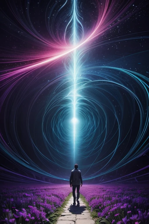 Walking through the dreamscape
Visions flow and we escape
