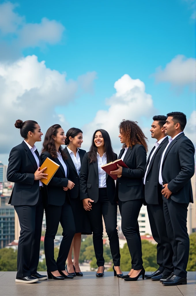 Create a group of young Salvadoran lawyers