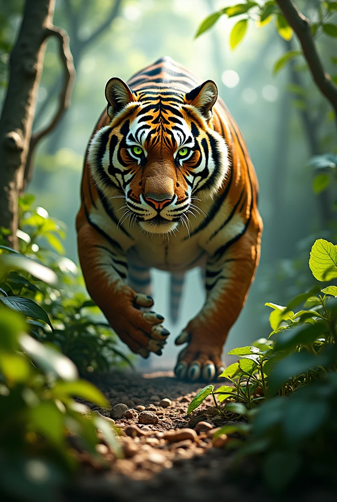 Fusion of crocodile and tiger 