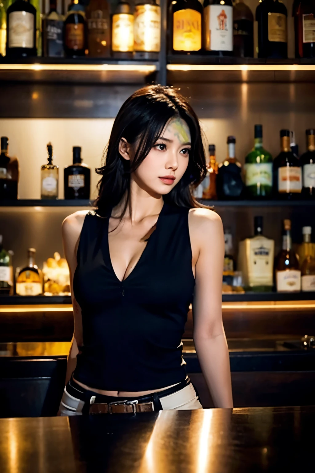 women in bar