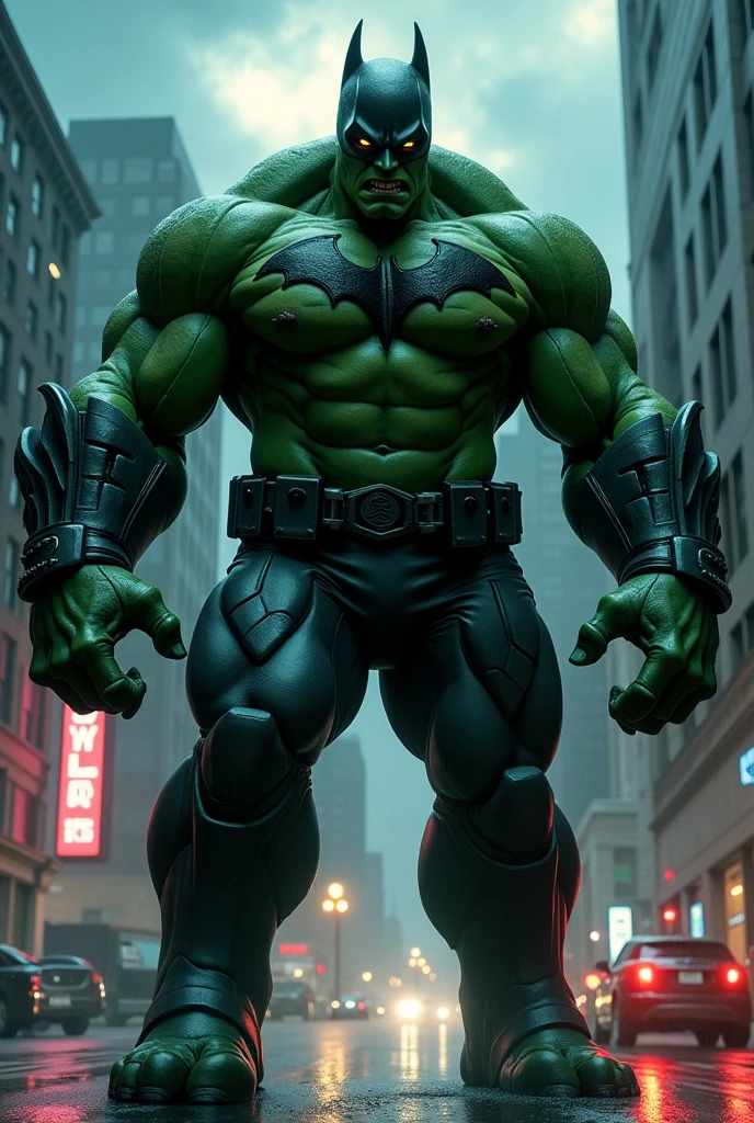 Hulk mixed with Batman