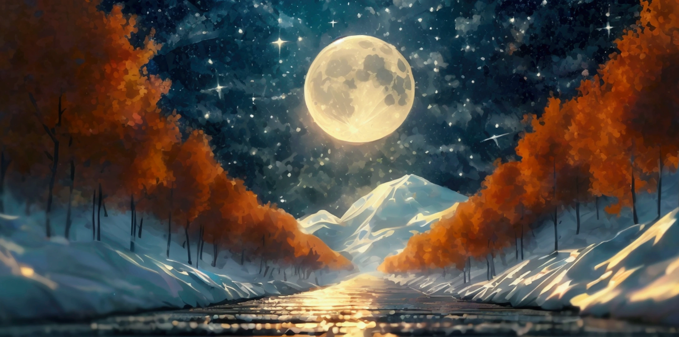 a stream of stars, a moon on the rise, I see beyond, for I am the eyes, so deep and wide, I take a stride, and cross the bounds of space.