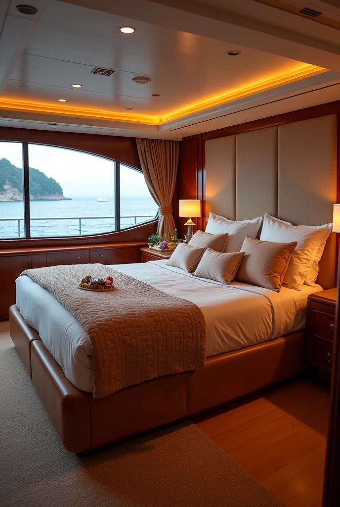 Make the cabin of a yacht, with sex toys