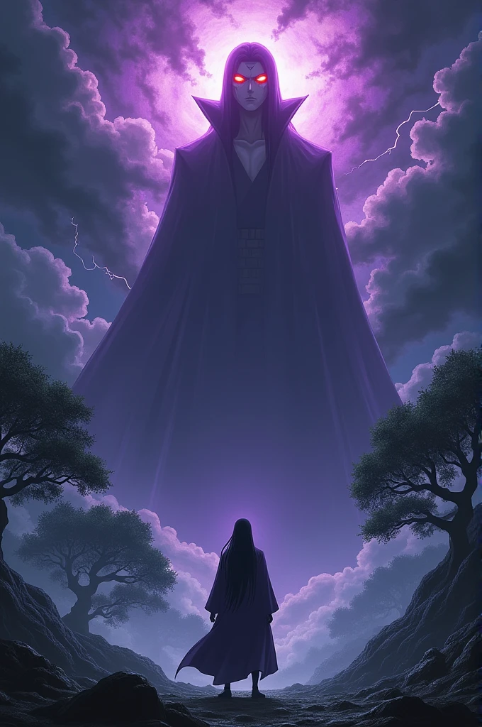 Madara stared at the screen, his Susano'o looming behind him. 