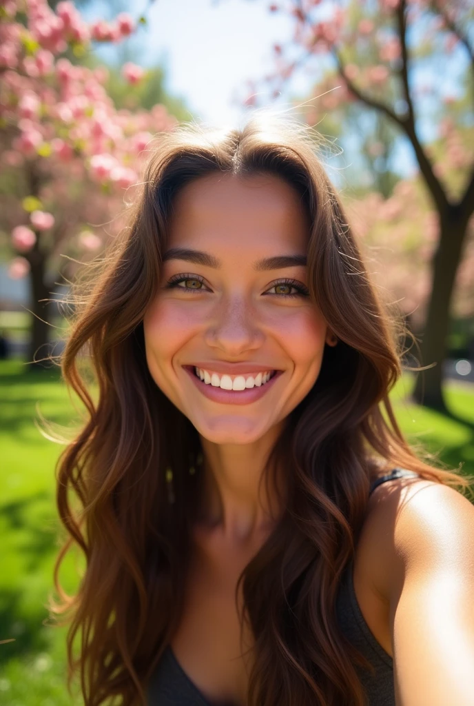 a selfie of a pretty young woman, taken with iphone camera
