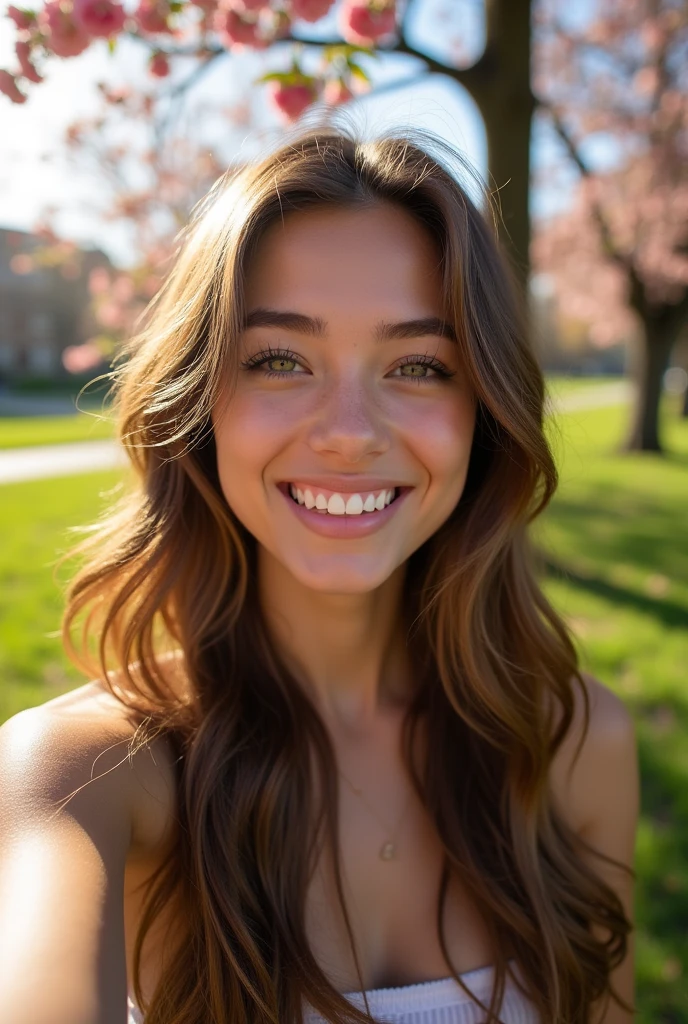 a selfie of a pretty young woman, taken with iphone camera