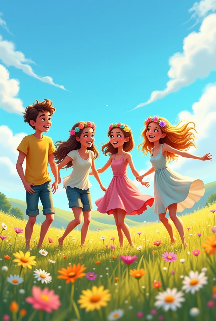 Maris, mateus, kyra e mary