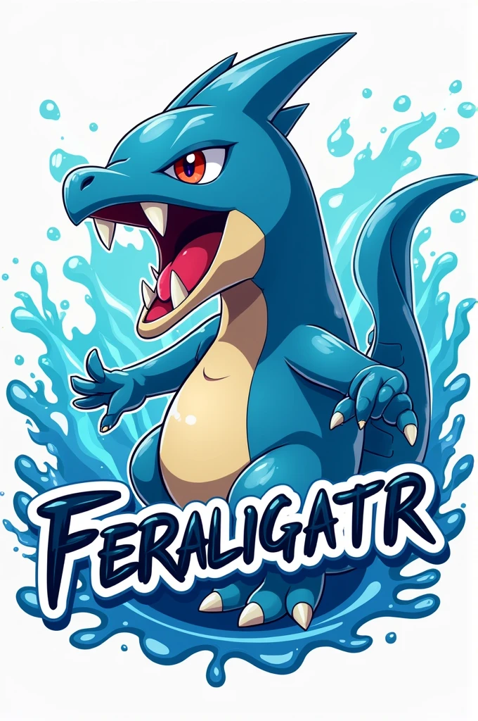 Logo pokemon feraligator 