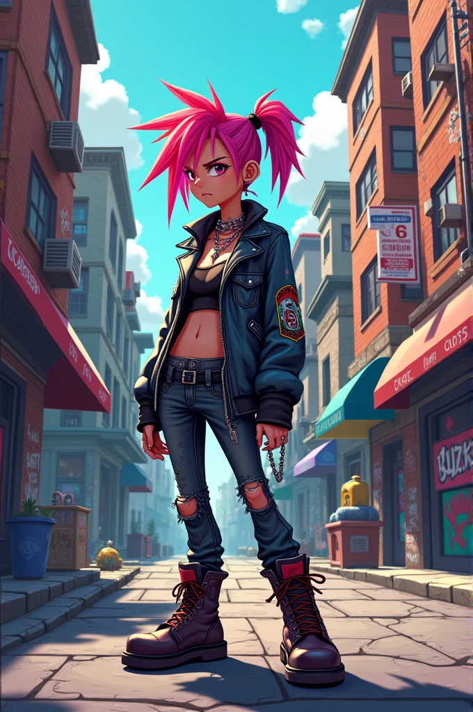 A punk with Nintendo 64 graphics 