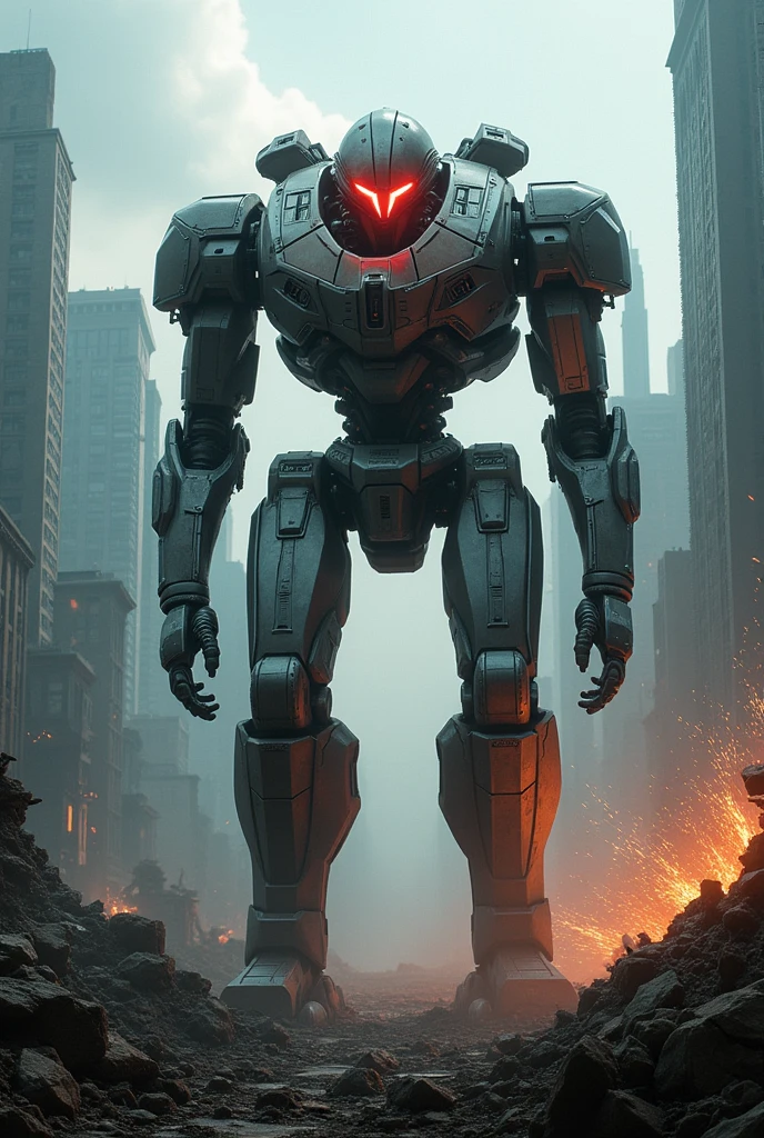 Titanfall robot infantry（Its eyes glow red, making it look cool）