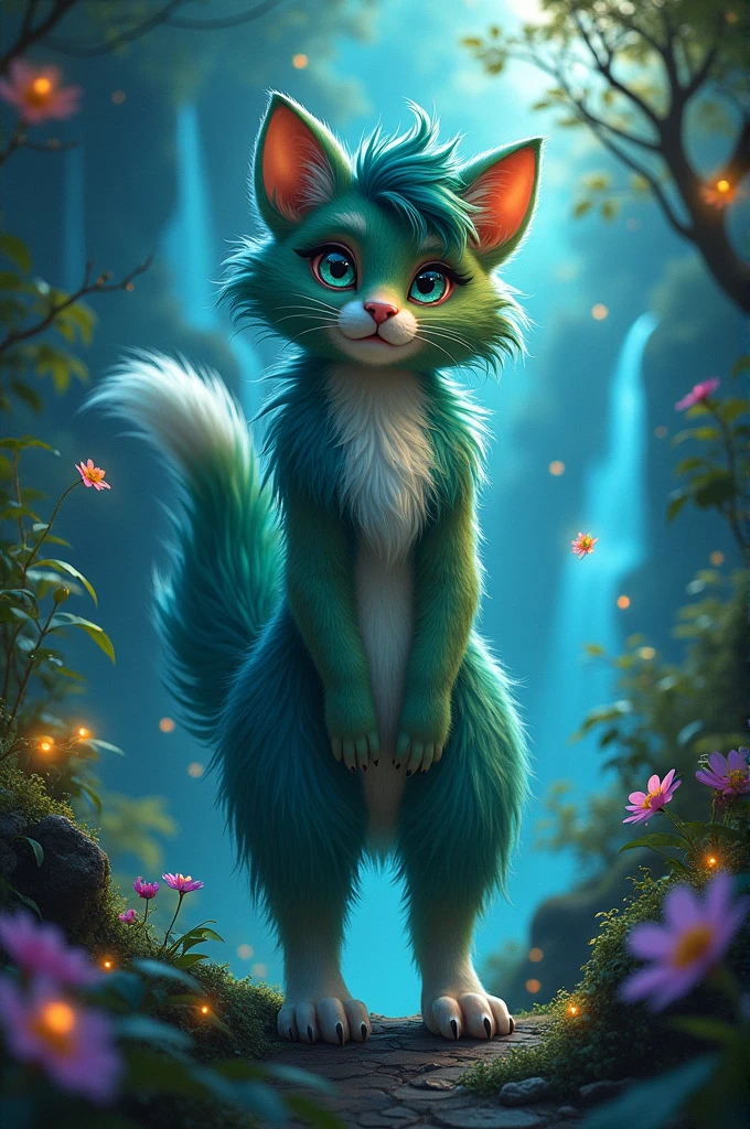 Furry woman