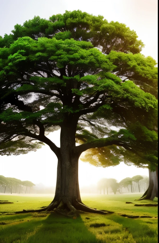 a tree with its roots spread out in the air, beautiful ancient forest, ancient tree, beautiful ancient trees, breath-taking beautiful trees, breath - taking beautiful trees, ancient forest, natural morning light, ancient”, ancient oak forest, magical tree, tree roots, the tree of life, tree of life, by Artur Tarnowski, ancient trees