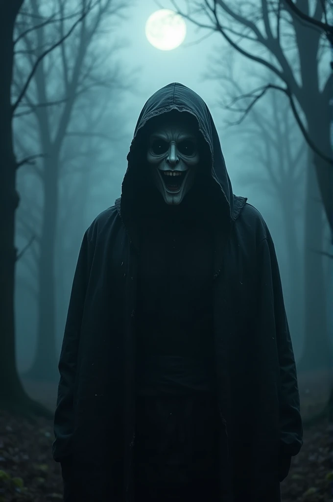 a profile picture for a TikTok profile about creepypasta