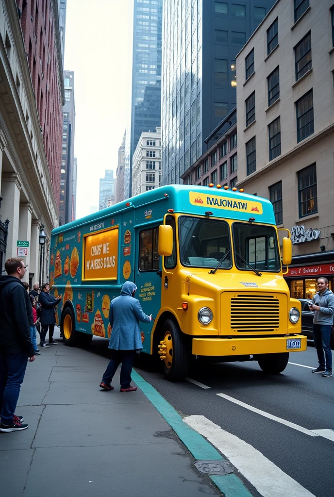 A mobile advertising campaign in the form of a van, for people to take photos as a promotional action