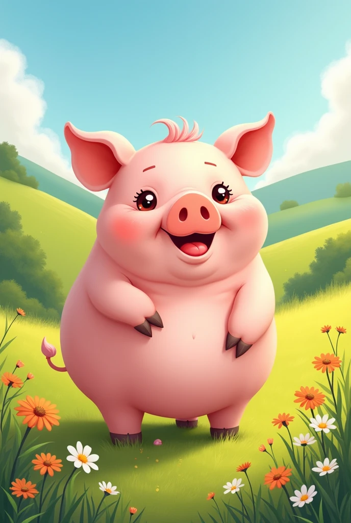 Name of one pig without clothes