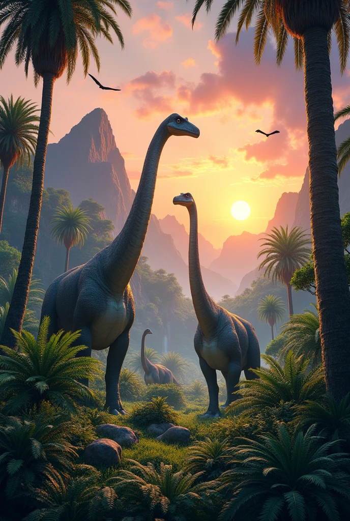 More dinosaur landscape