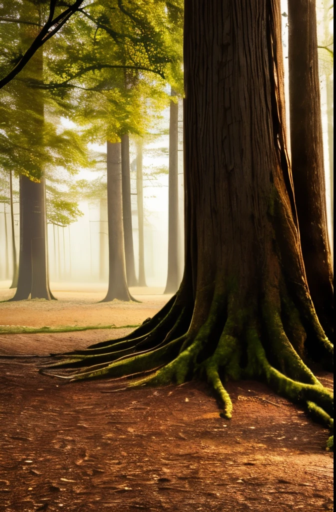 a tree with its roots spread out in the air, beautiful ancient forest, ancient tree, beautiful ancient trees, breath-taking beautiful trees, breath - taking beautiful trees, ancient forest, natural morning light, ancient”, ancient oak forest, magical tree, tree roots, the tree of life, tree of life, by Artur Tarnowski, ancient trees