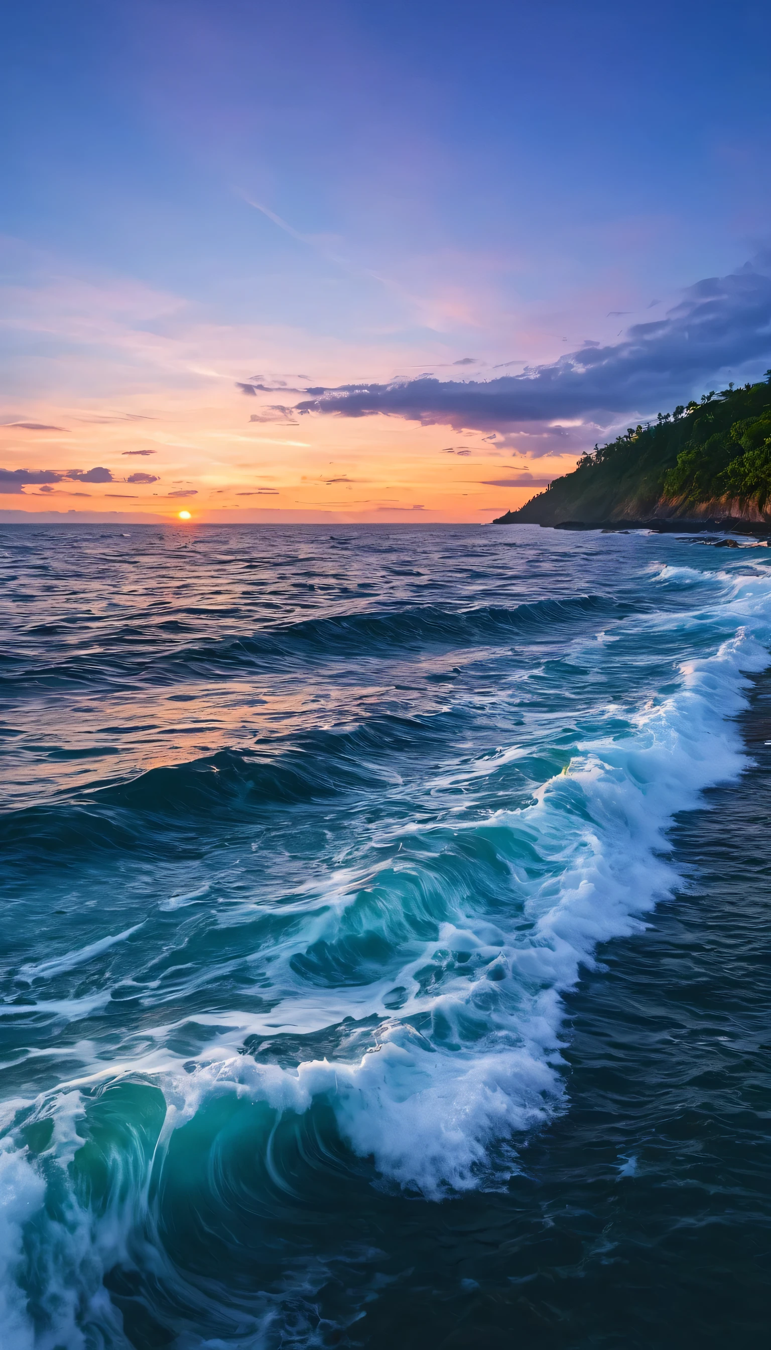 evening Ocean nature