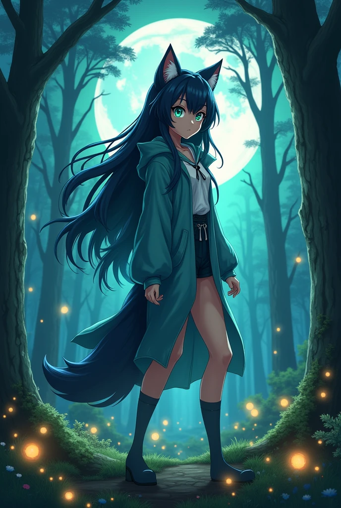 Anime wolf girl naked