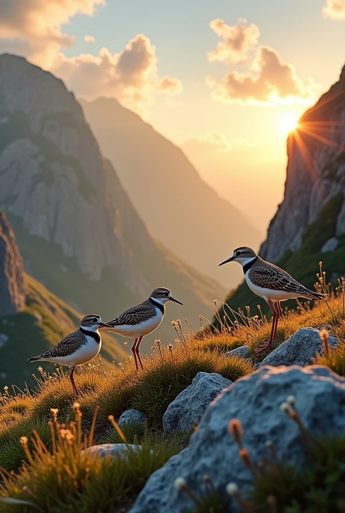 Plovers on the mountains