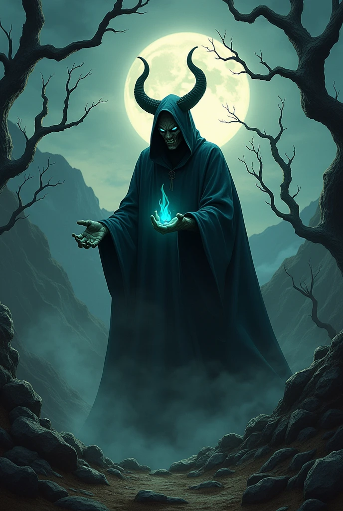中世纪fantasy狂家,The Devil。Illustration Magic Family,fantasy,Malicious and Terrifying Eyes,Different Angles and Actions,Ultra HD 4k8k resolution,webp
