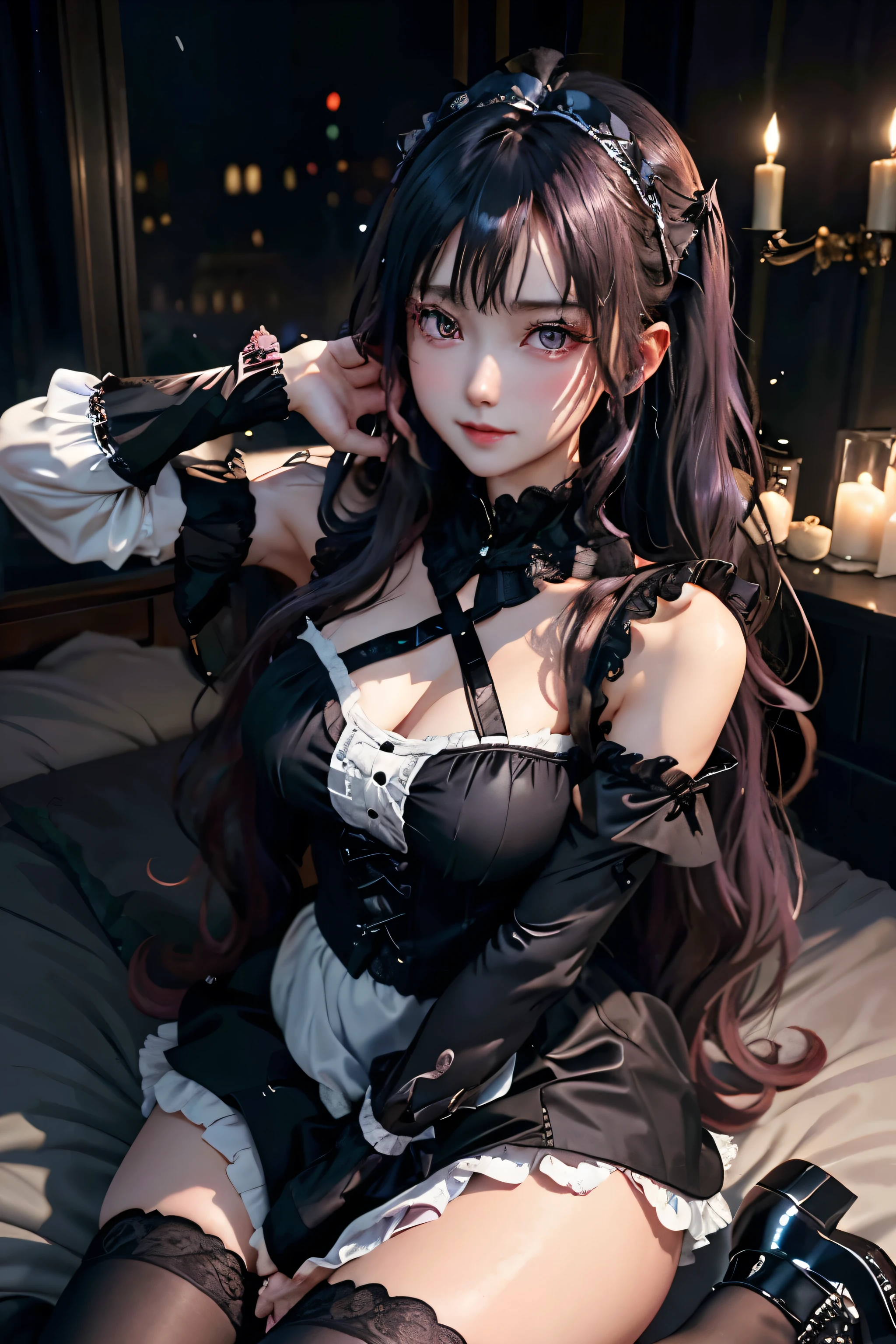 Hard Dark Gothic Makeup、Black dark eyeshadow、sad、Good skin radiance、Dark Gothicメイク、Dark smile、palace、The beauty of fragrance、24-years-old、Expressions of intense sexual pleasure、Embarrassed look、Dark Gothic、Highest quality、Expression of sexual pleasure without pain、Drunk face、Purple maid outfit、mysterious、noble、Loving smile、Twin tail hair、Right eye is blue、Left eye is red、Super tempting pose、Platform heel shoes、Heavy makeup、Gothic Clothing、Silver Hair、Long Hair Straight Hair、Cute Gothic Dresses、Beautiful Face、elegant face、Attractive face、Stained glass background、Chest glistening with sweat、The room is dark、goth long dress、Bell Sleeves、Wizard Sleeve、Decadent look、Sexually excited expression、Wet shiny thigh water、Thighs that are wet and shiny with oil、Background of a room full of roses、Sad look、Rose Maiden、The embroidery is pink、The dress has pink embroidery.、Thigh-high socks、Knee-high socks、Gentle expression、Dark black eyeshadow、Stained glass and rose background、Thighs are a little thin、Female Duo、Female couple、dark church background、Stained glass、Black metal world、Dark Castle、Dark Room、Slender body、gothic long dress、Victorian dress、Small breasts、The bed is covered with roses、Her thighs are shining with sweat、My body is wet and shiny、There is a lot of glitter on the thighs、I am sweating、My thighs are sticky with sweat.、My thighs are glistening with sweat、My whole body is sweaty and shiny、I sweated a lot.、My thighs are sweaty、My wet thighs are glistening with sweat.、There is a lot of sweat shining all over my body、Slender body、I rest my head on the pillow、Sleeping in bed、Beautiful legs、Outstretched legs、Lying in bed、Lying on your back in bed、On all fours、Knee Up、Kneel、Put your arms behind your back、Kneeling on the bed、Super beautiful straight hair、Straight hair to the ends、Straight Perm Hair、Show off your glamorous thighs、Sit on the bed、Ass on the bed、Sitting with legs wide apart、Thighs are a little glamorous、Playing the cello、Have a cello、Playing the cello gracefully、facial expressions during masturbation、