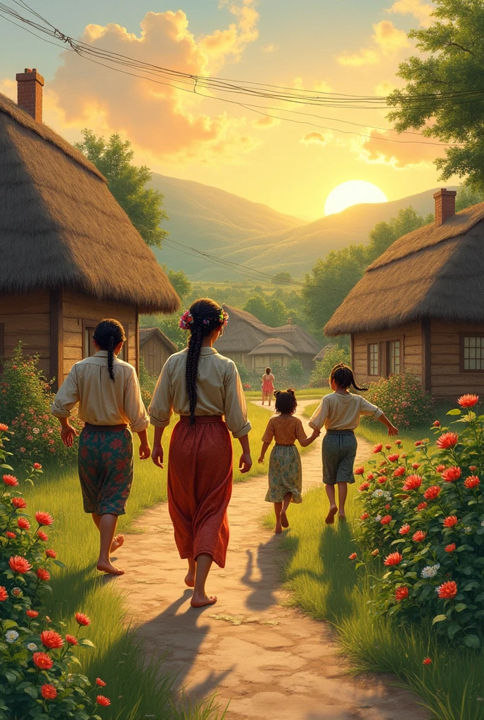 village. They helped the community, using your skills and experience to contribute to the well-being of all.