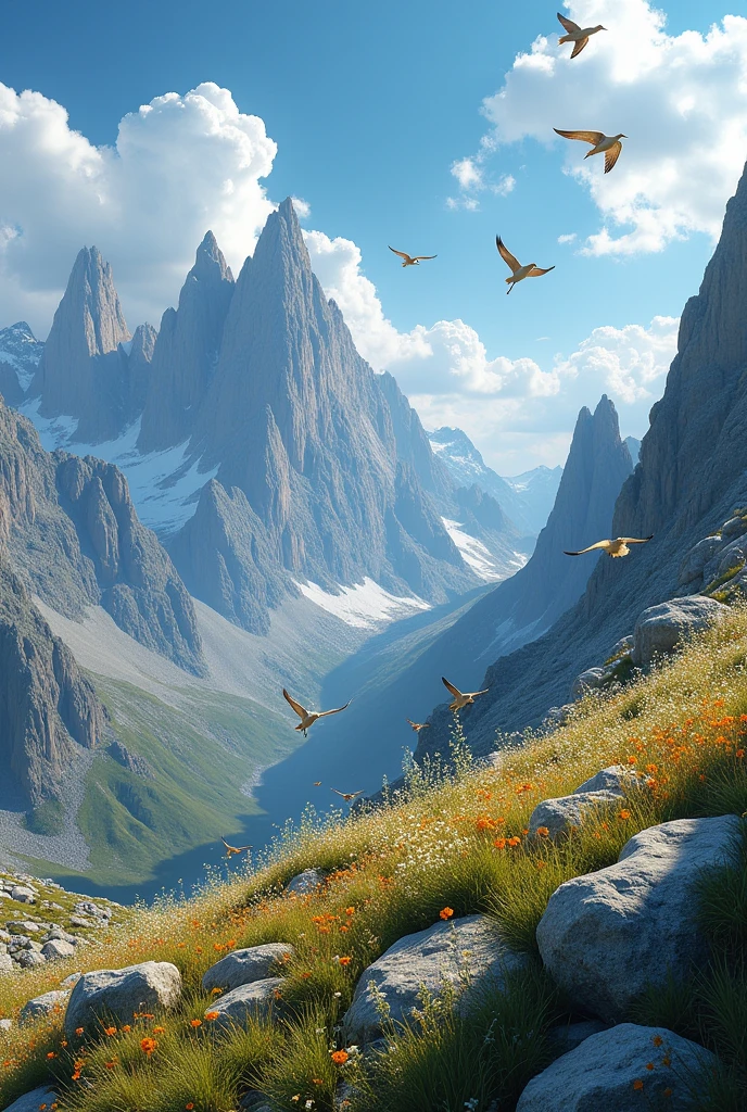 Plovers on the mountains