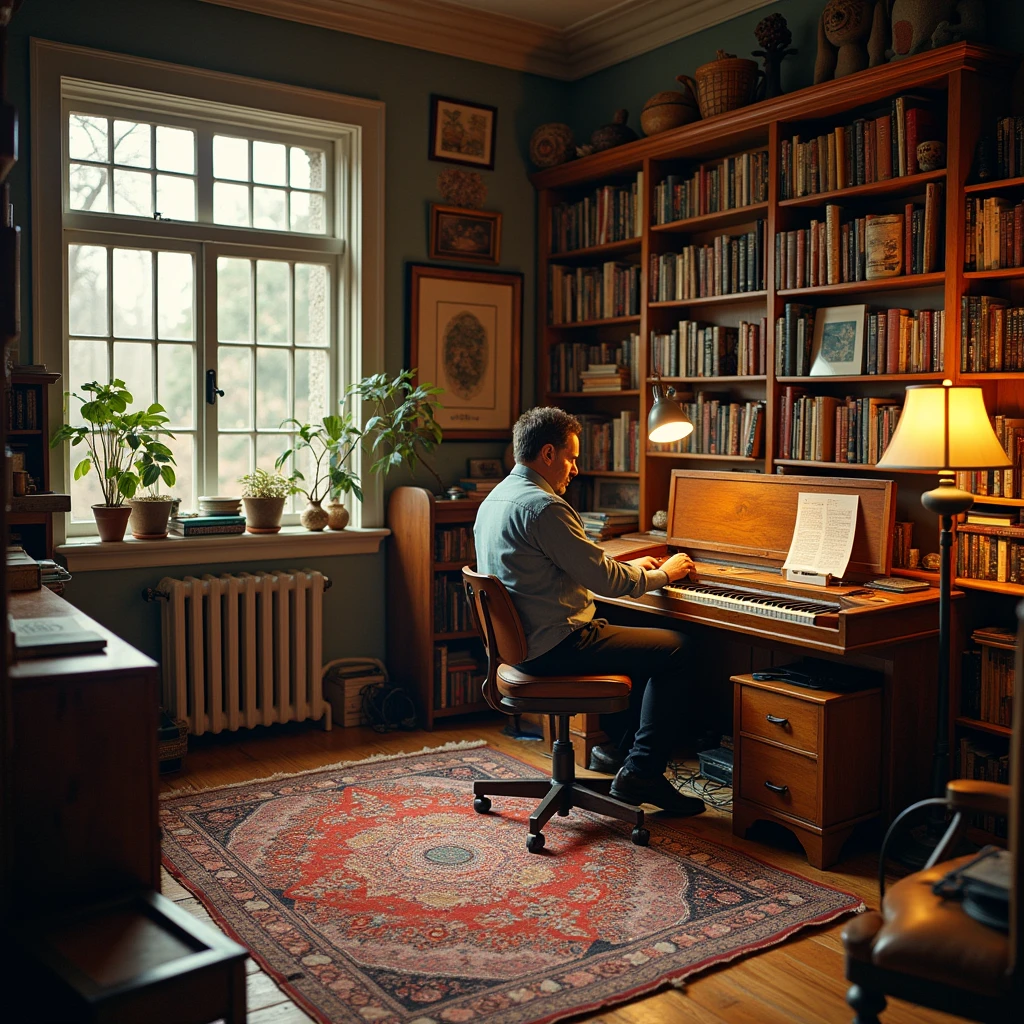 Home of an ethnomusicologist.