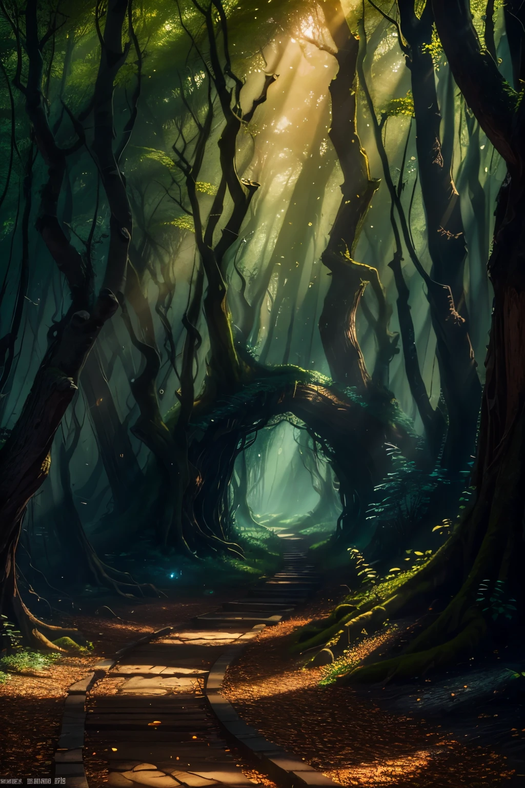 In the heart of the magical forest, Best Quality, 4K, 8k, A high-definition masterpiece unfolds, Filled with ultra-detailed wonders that will dazzle your senses. It is as if it stands in a remote vacant lot., Surrounded by magical creatures and talking animals. The atmosphere is enchanting, Filled with the mystical presence of unicorns, dragon, and Phoenix.
wood々Sunlight shining through the gap, Casts a soft, warm glow on the girl's face. Her Eyes, Focused and intelligent, Emotions shine as we share a deep connection with the animals around us. Her lips, Beautifully detailed, Bends into a gentle smile