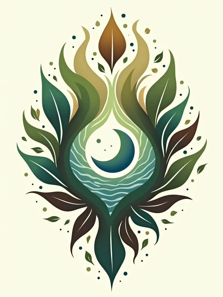 Create a logo that represents the concept of 'human connection with nature through photography,' using a combination of organic and geometric shapes.