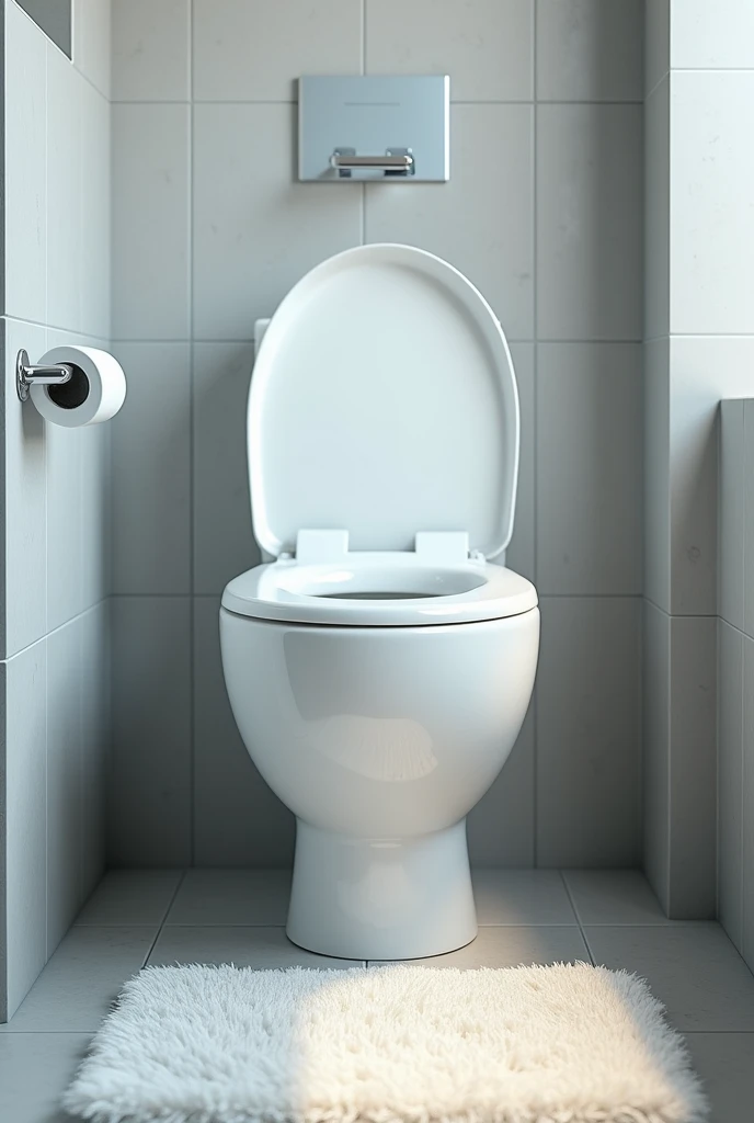 toilet bowl with the seat and lid up